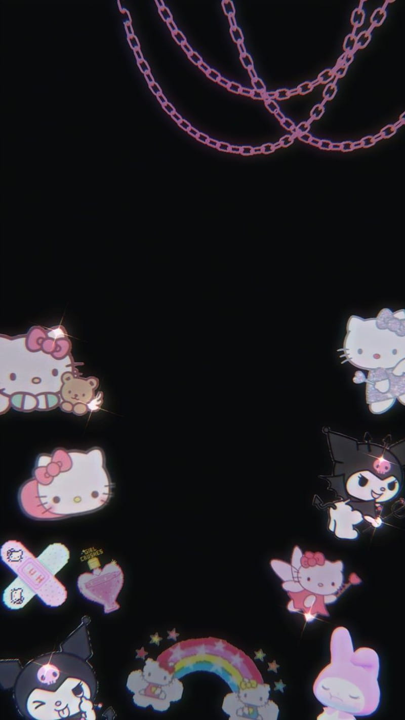 Emo Hello Kitty Wallpapers  Wallpaper Cave