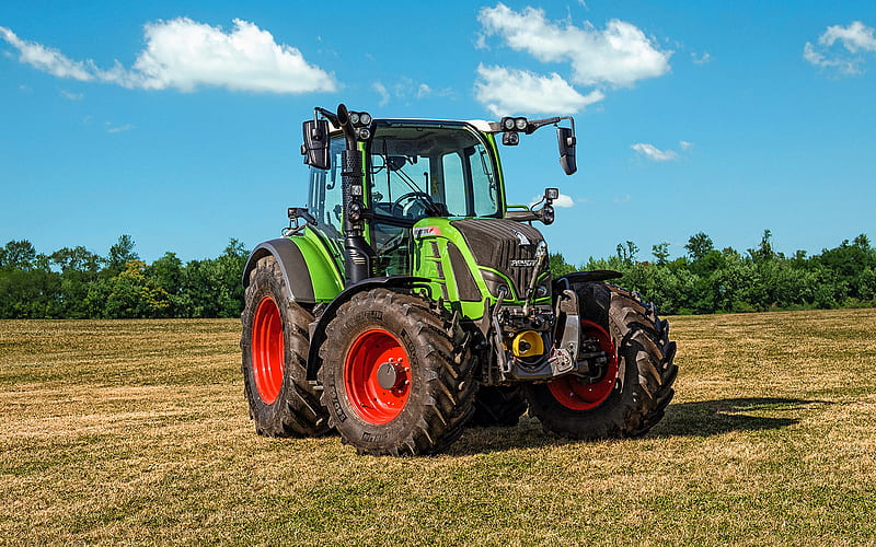 Fendt 516 Vario PowerPlus, R, 2020 tractors, plowing field, agricultural machinery, tractor in the field, agriculture, Fendt, HD wallpaper