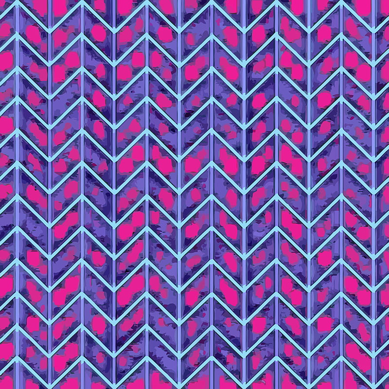 Chevron III V00, 80s, blue, neon, pattern, pink, purple, retro, teal, HD phone wallpaper