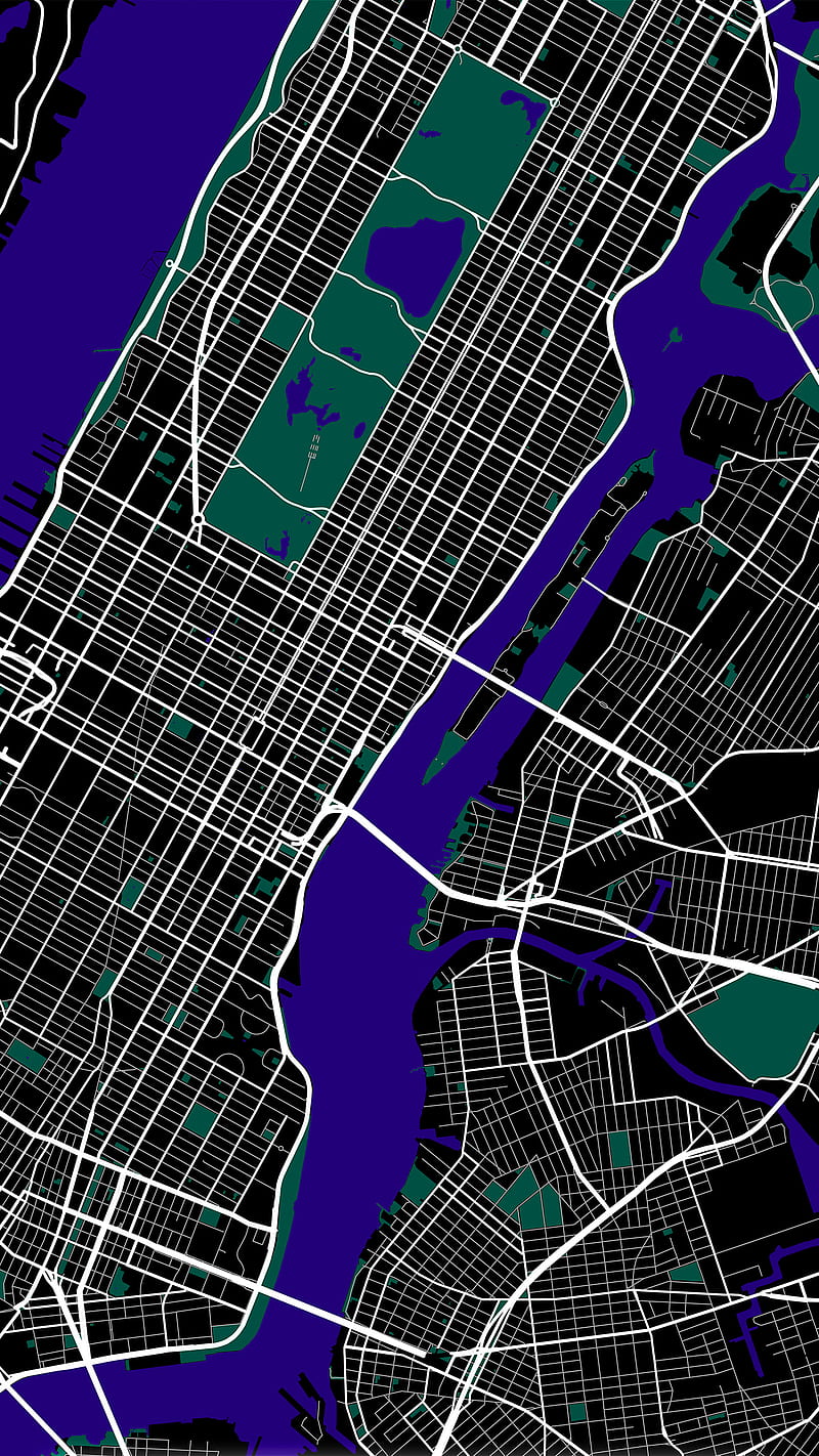 New York Blue, America City, Big Apple, Digital, DimDom, Manhattan, Map, Maps, NYC, New York, Streets, Travel, USA, World city, design blue dark black, romantic, trip, HD phone wallpaper