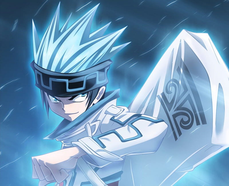 I C E, shaman king, guy, angry, cold, spiky hair, anime, handsome, hot, horohoro, male, mad, sexy, short hair, cute, boy, cool, ze, ice, snown, HD wallpaper