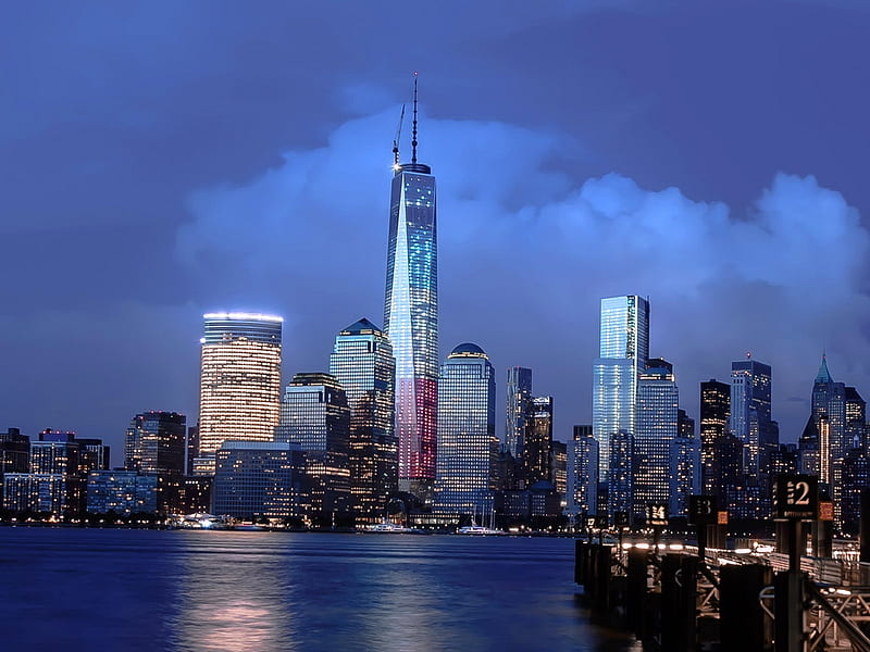 dom towers, New York, America, towers, September, HD wallpaper