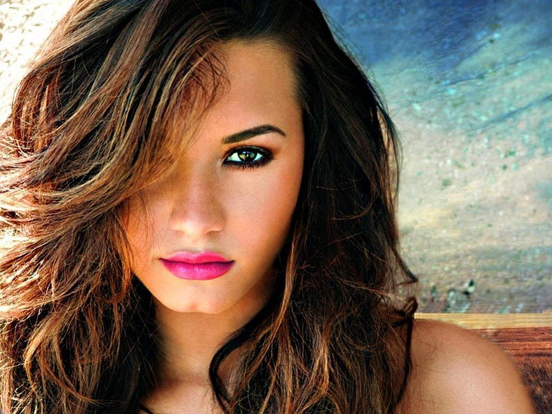 Demi Lovato, model, actress, Demi, bonito, face, singer, Lovato, HD wallpaper