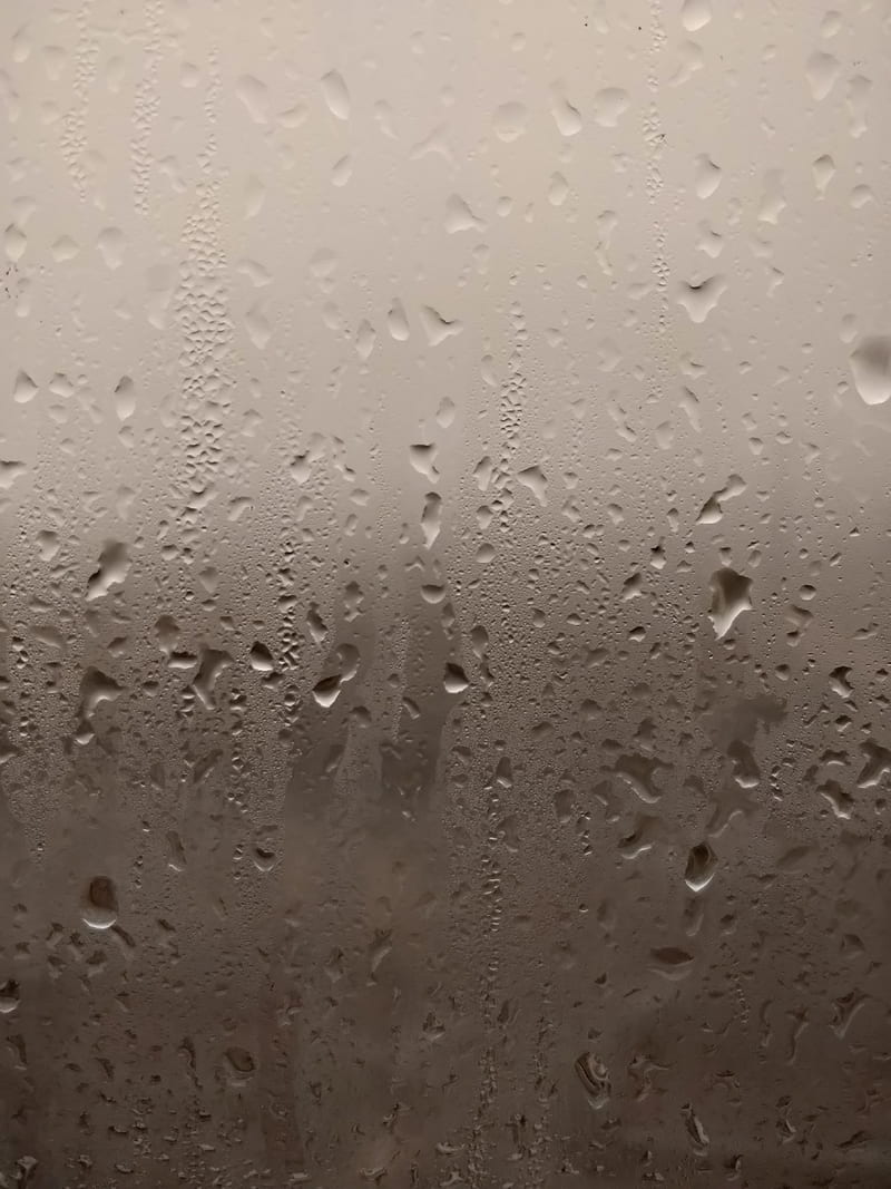Rain on Window, blur, droplets, drops on window, fog, rain drops, smog, water drop, window blur, HD phone wallpaper