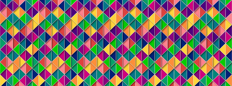Colorful Pattern Background Ultra, Aero, Patterns, Colorful, desenho, Pattern, Retro, triangle, geometric, HD wallpaper