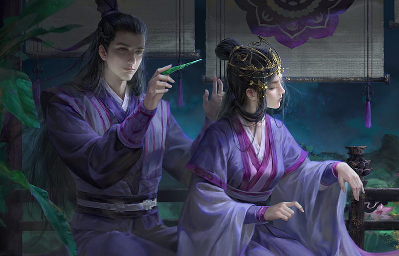 Anime, Mo Dao Zu Shi, Jiang Fengmian, Yu Ziyuan, HD wallpaper