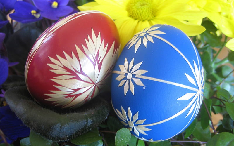 Beautiful Easter Eggs 06, HD wallpaper