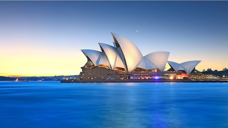 Sydney Opera House Bay Sky Australia, HD wallpaper