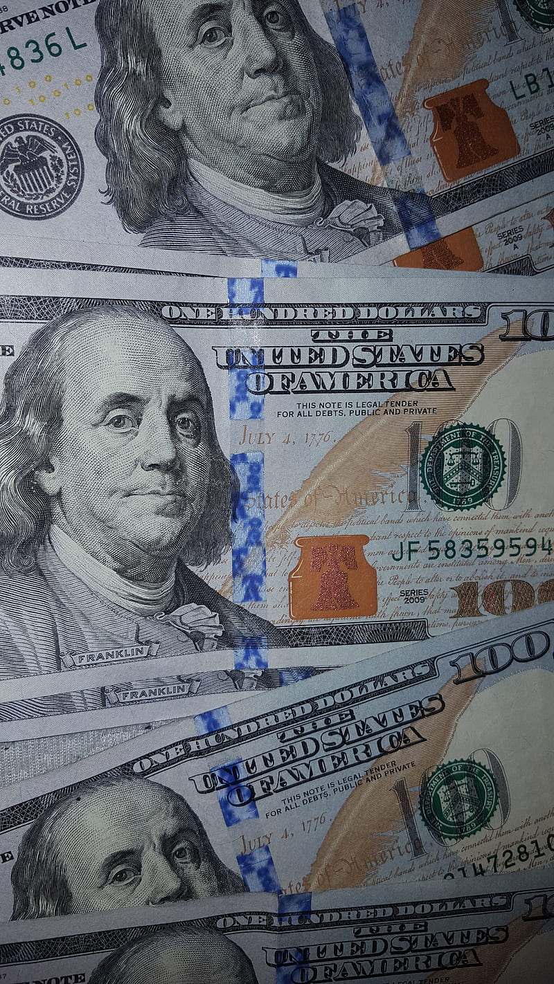 Benjamins, 100s, bills, money, HD phone wallpaper
