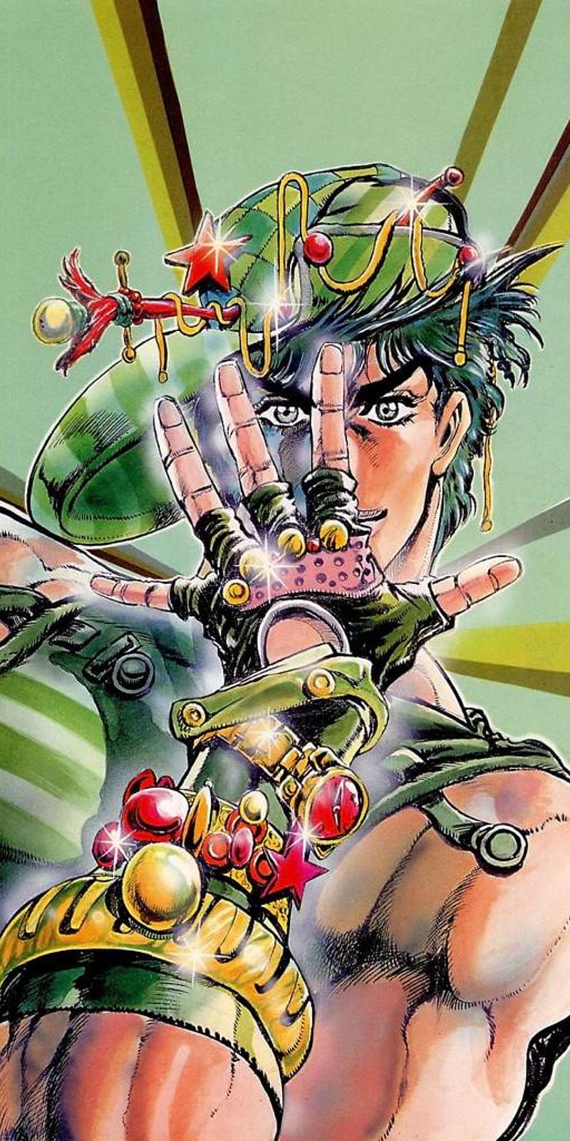 Joseph joestar as the moon on Craiyon