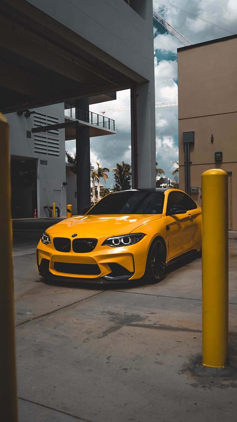 Hd Yellow Bmw Coupe Wallpapers Peakpx