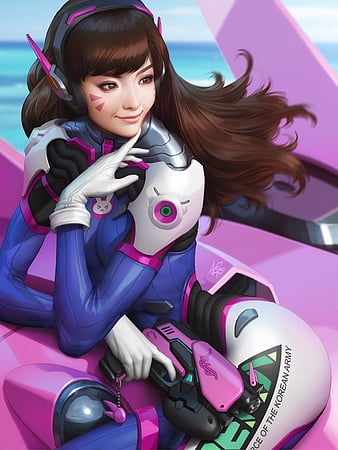 Wallpaper dva overwatch online game angry desktop wallpaper hd image  picture background 5e6409  wallpapersmug