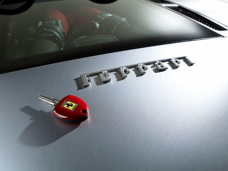 Ferrari Keys, ferrari, carros, logo, HD wallpaper