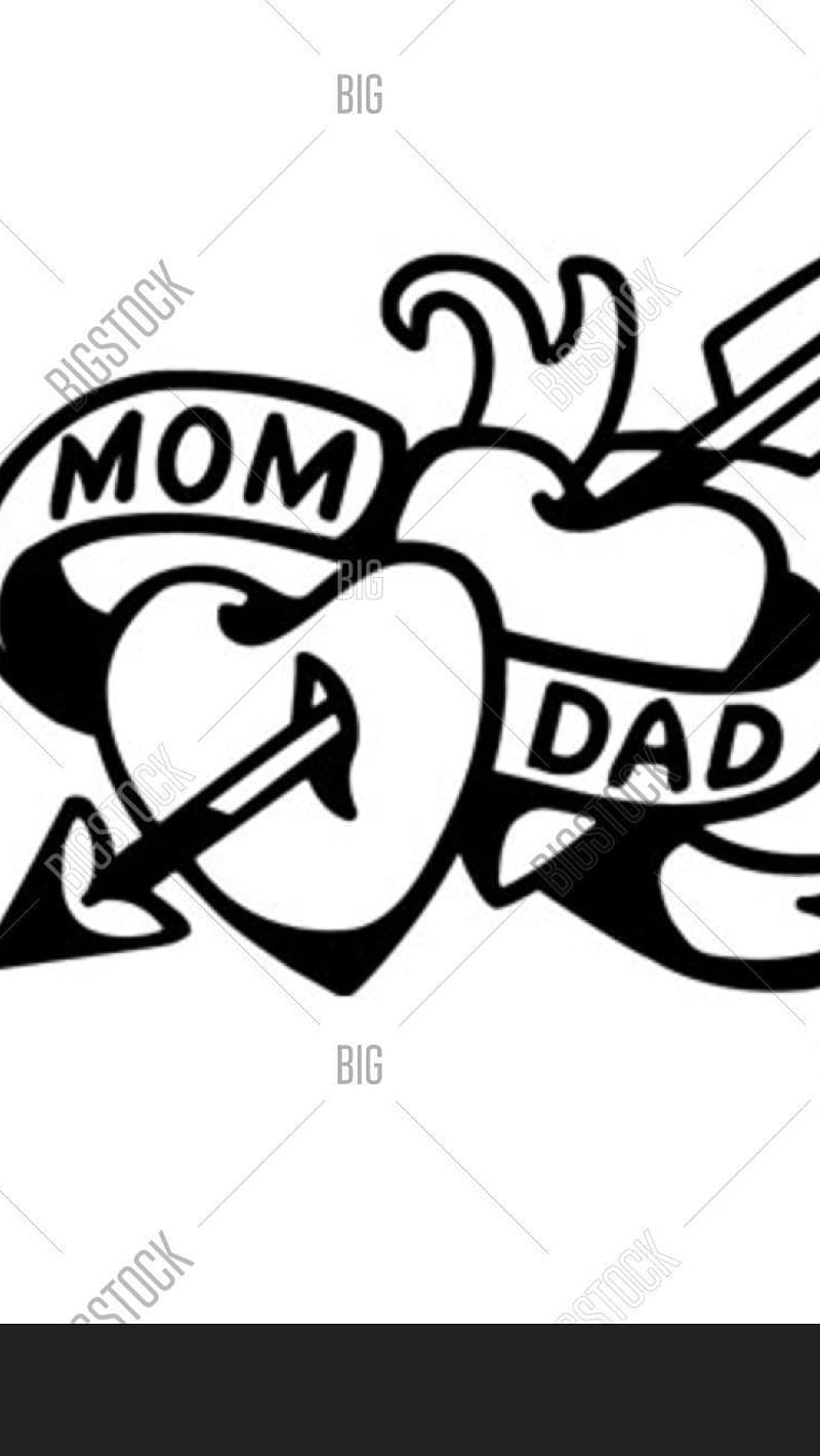 Mom dad clipart, family clipart, children clipart, family look clipart By  RinaRudny | TheHungryJPEG