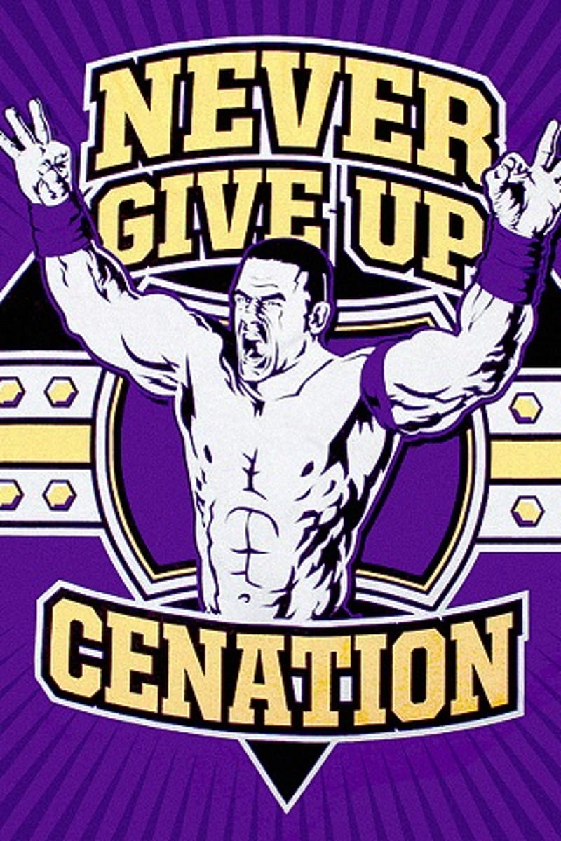 John Cena Never Give Up, HD phone wallpaper