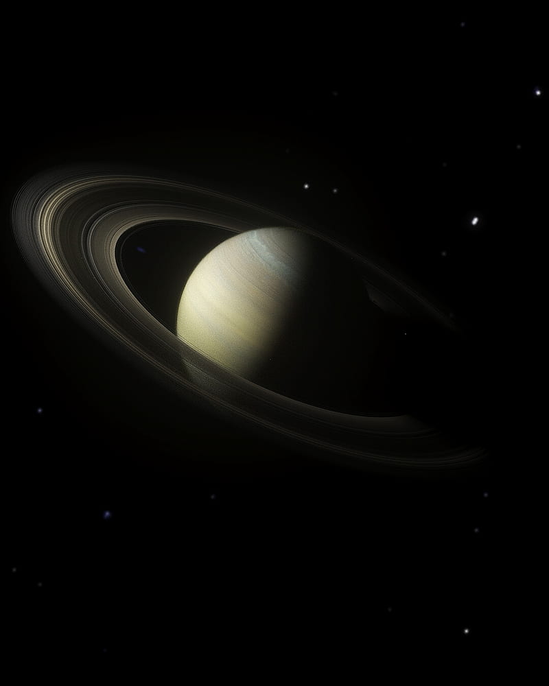 Saturn, planet, ring, stars, dark, HD phone wallpaper | Peakpx