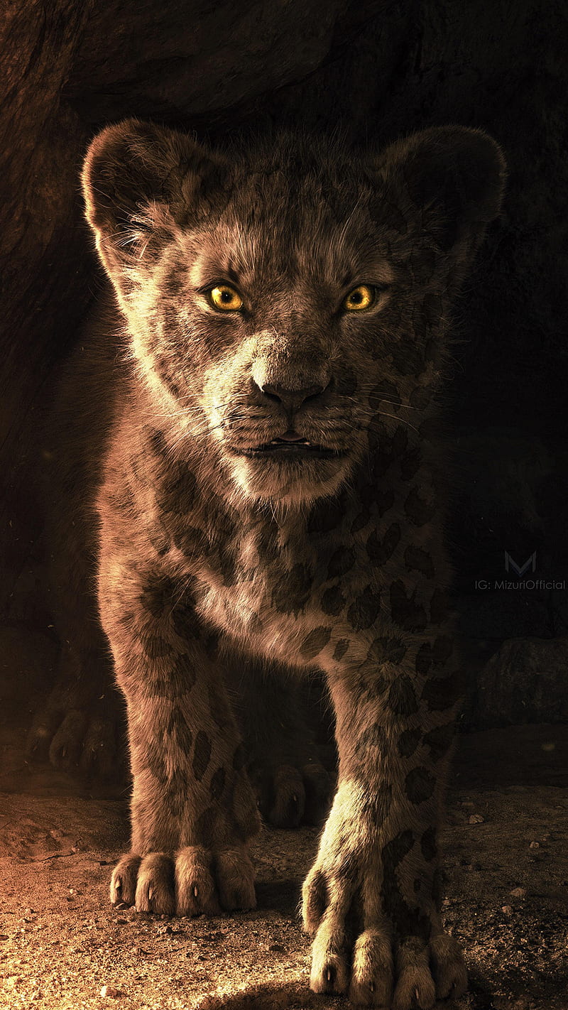 The lion king simba , cub, movie, dangerous, animal, HD phone wallpaper