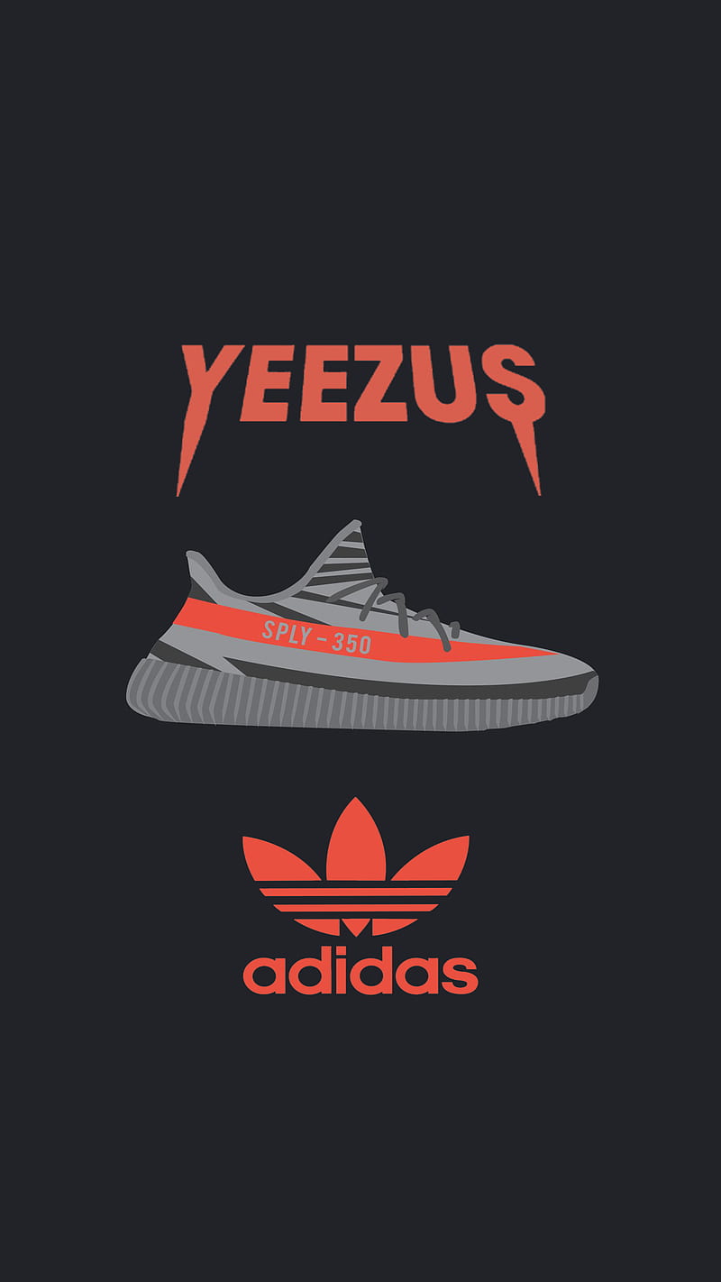 Yeezus, 350, 929, adidas, bape, dark, minimal, sneaker, supreme, HD phone wallpaper