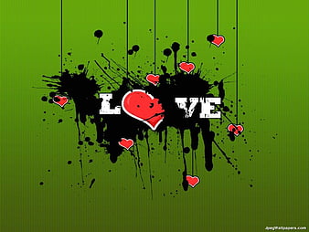 Artistic View, spot, ink, love, heart, splotch, hanging, corazones, strings, HD wallpaper | Peakpx Artistic View, spot, ink, love, heart, splotch, hanging, corazones, strings, HD wallpaper | Peakpx