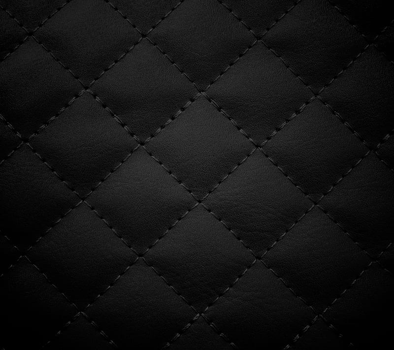 Black Leather, fabric, luxury, pattern, texture, HD wallpaper