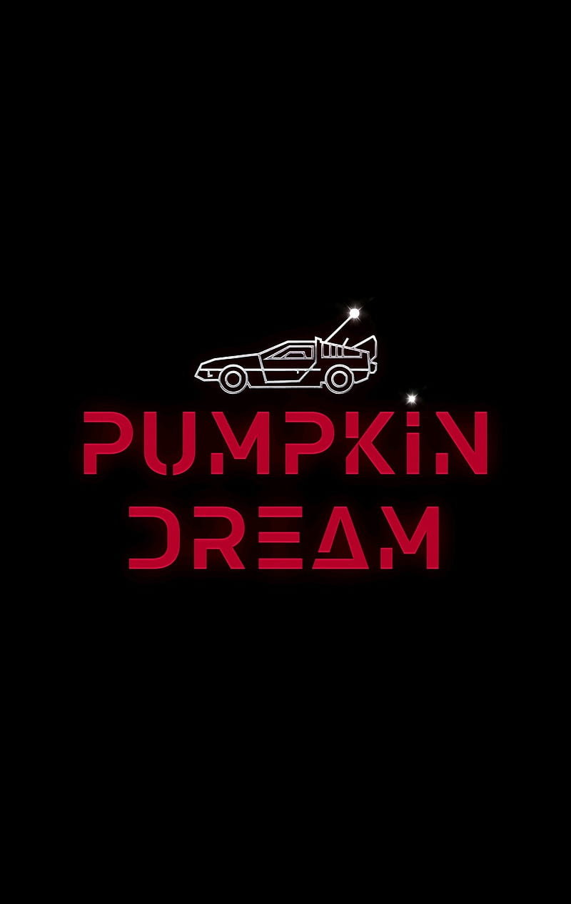 Pumpkin Dream Logo, music, retrowave, synthwave, darkwave, delorean, dmc, 12, synthpop, retrosynth, HD phone wallpaper