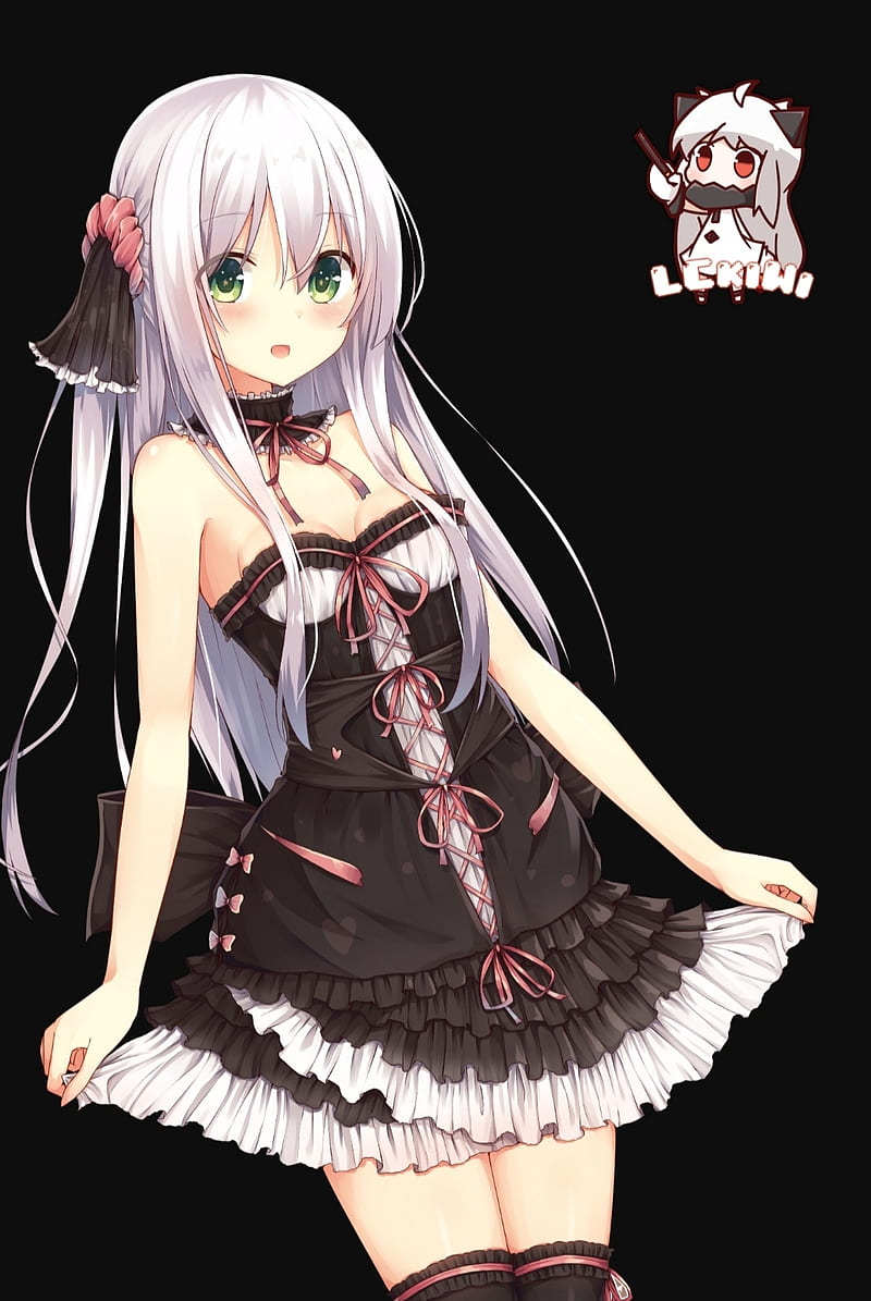 1920x1080px 1080P Free Download Anime Cat Girl Black Legs HD 