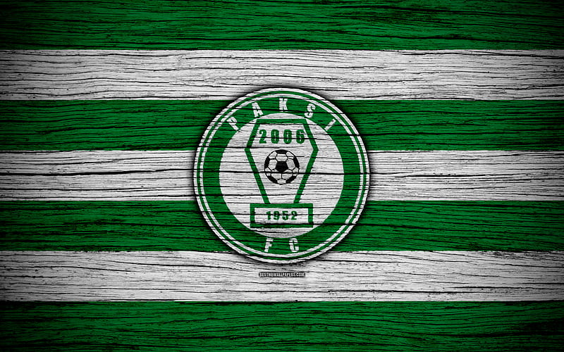 Paksi FC Hungarian Liga, soccer, NB I, football club, Hungary, Paksi, football, wooden texture, FC Paksi, HD wallpaper