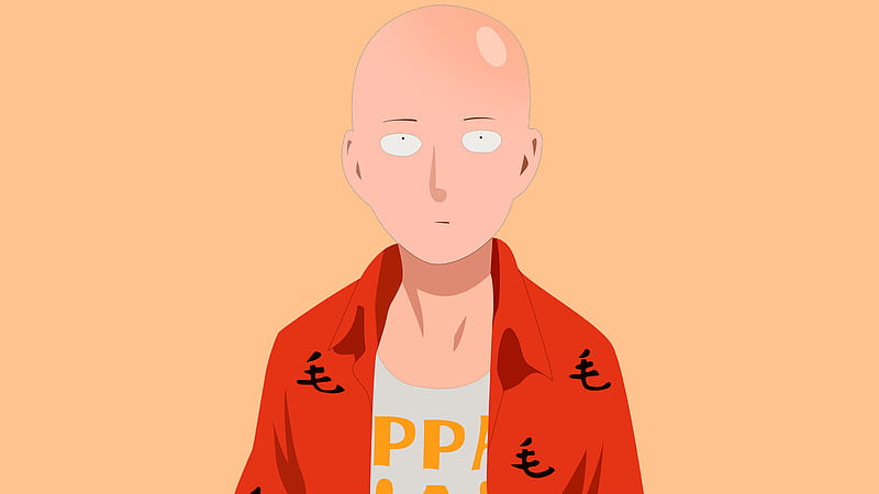 Anime, One-Punch Man, Minimalist, Saitama (One-Punch Man), HD wallpaper