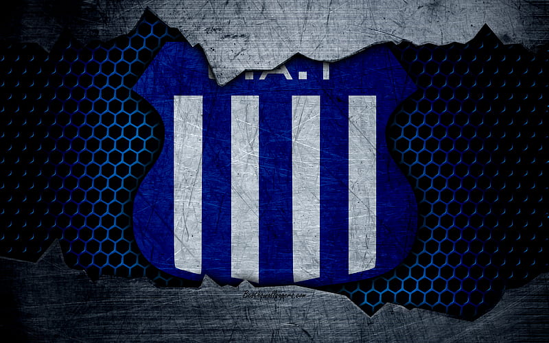 Talleres Superliga, logo, grunge, Argentina, soccer, football club, metal texture, art, Talleres FC, HD wallpaper