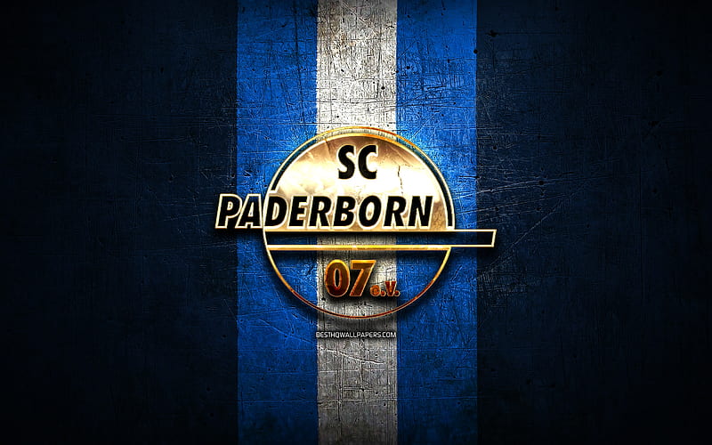 SC Paderborn 07, logo, sc paderborn, football, paderborn 07, paderborn, soccer, german, emblem, club, sport, HD wallpaper