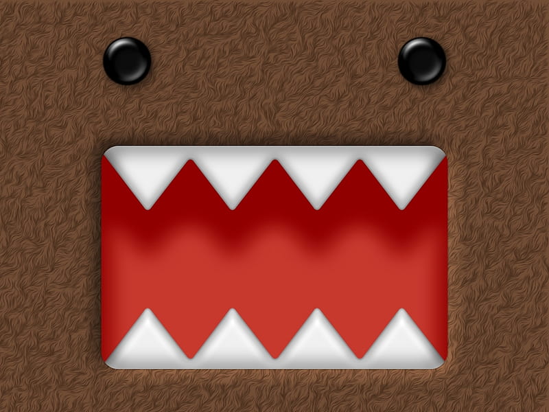 DOMO, cool, brown, anime, other, HD wallpaper