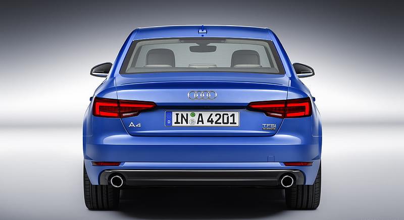 2016 Audi A4 2.0 TFSI quattro (Ara Blue with Crystal Effect) - Rear , car, HD wallpaper