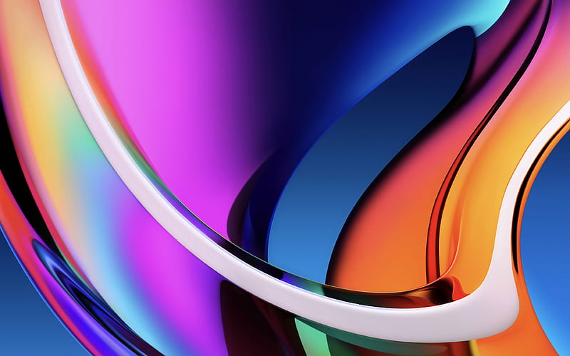iridescence Apple 2020 MacOS Theme, HD wallpaper