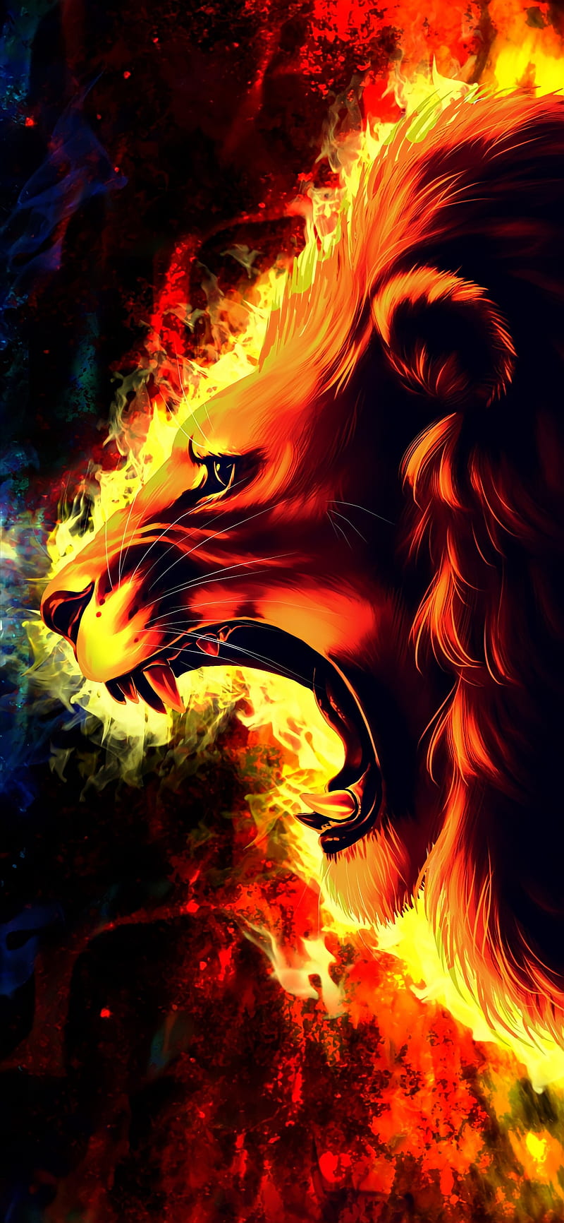 2K free download | Leon, phoenix, red, HD phone wallpaper | Peakpx