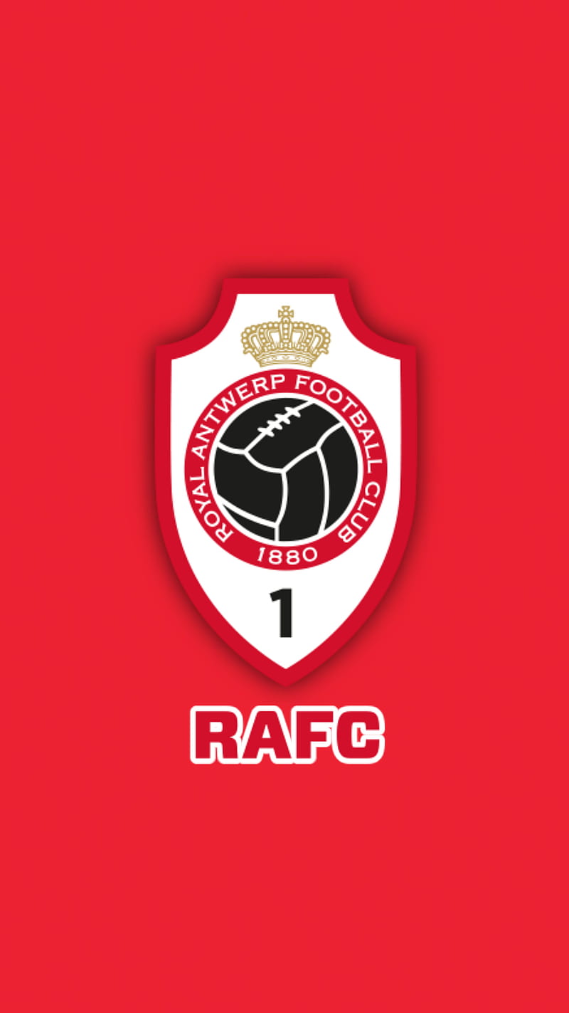 RAFC, antwerp, football, logo, HD phone wallpaper