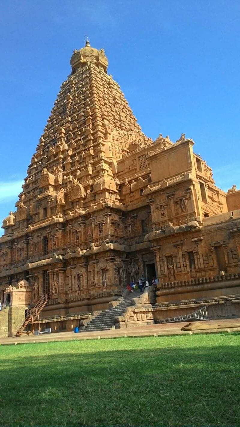 Thanjavur, golden, gopuram, HD phone wallpaper | Peakpx