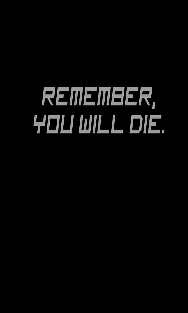 remember, black, dark, death, die, minimalistic, motivation, HD phone wallpaper