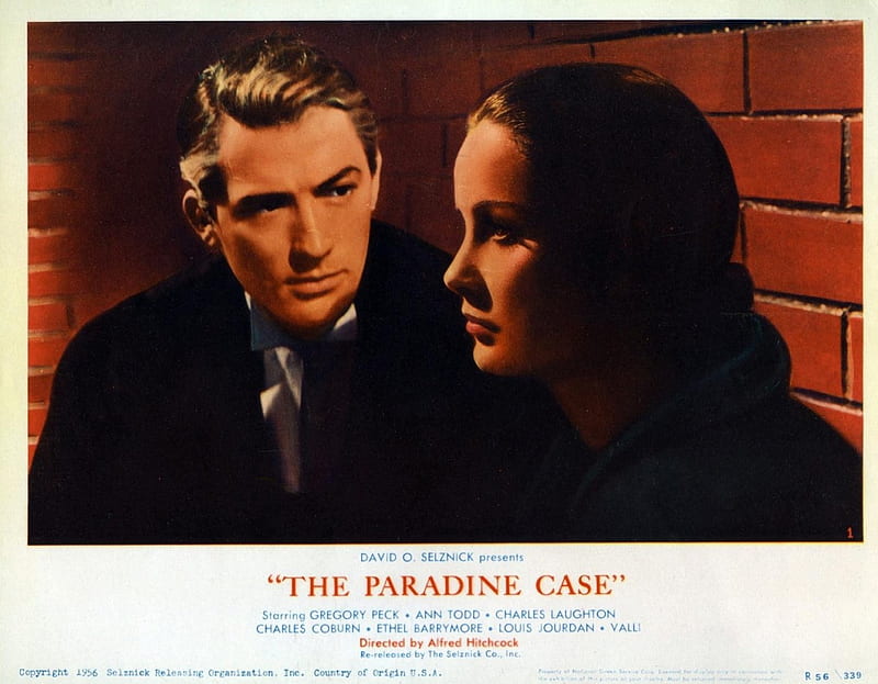 Classic Movies - The Paradine Case (1947), Classic Movies, Ethel Barrymore, The Paradine Case, Alfred Hitchcock, Ann Todd, Gregory Peck, Alida Valli, Charles Laughton, Louis Jourdan, Charles Coburn, HD wallpaper