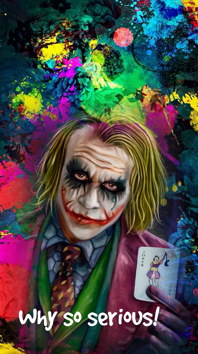 The joker, colourful, HD phone wallpaper | Peakpx