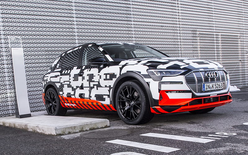Audi e-Tron Prototype electric fueling, 2018 cars, crossovers, Audi, HD wallpaper