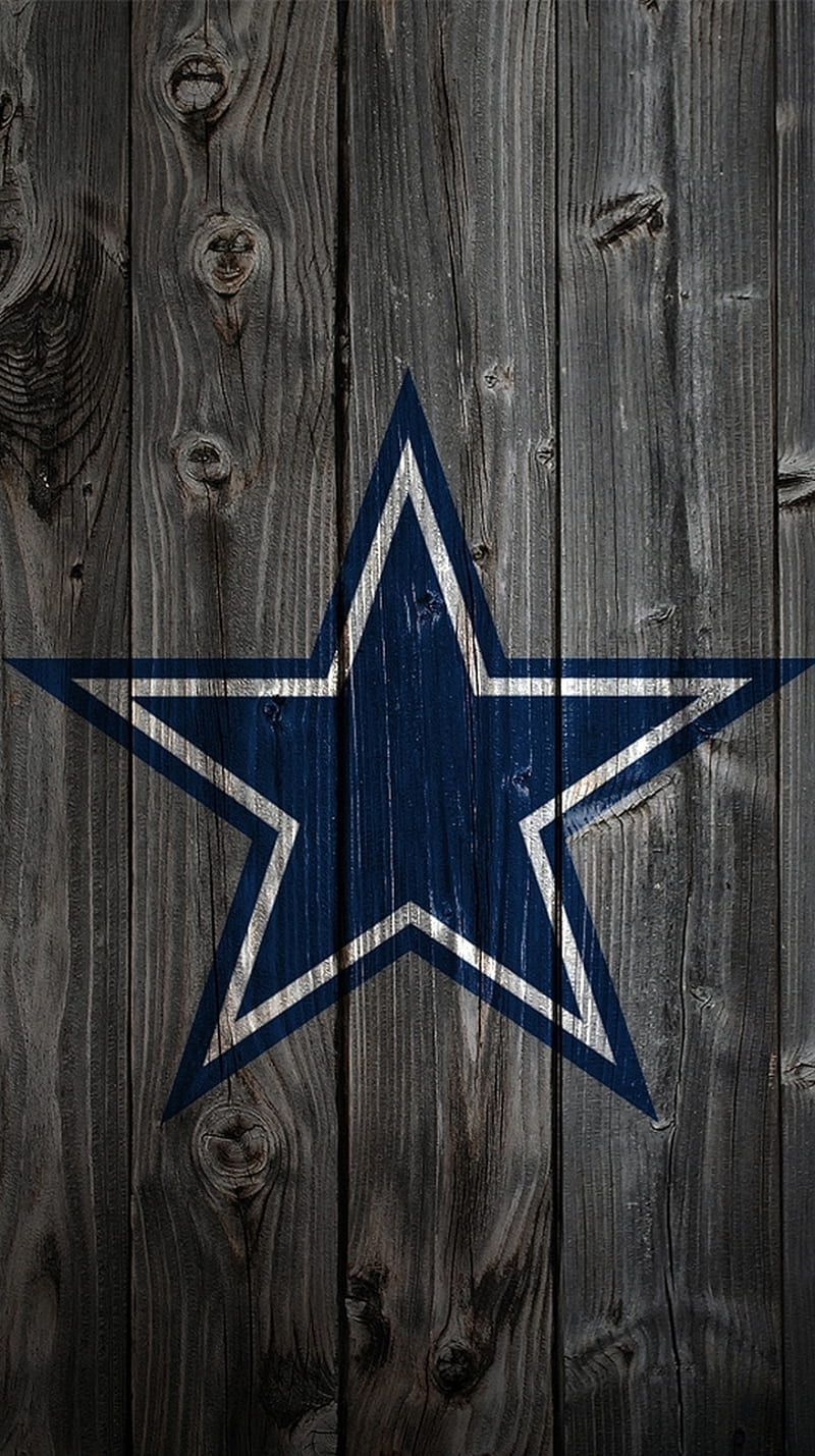 Dallas Cowboys, blue, gray, star, white, HD phone wallpaper