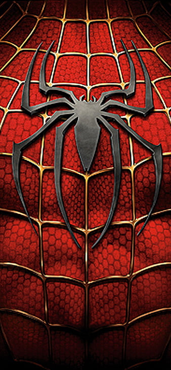 Spiderman chest logo, man, marvel, spider, HD phone wallpaper