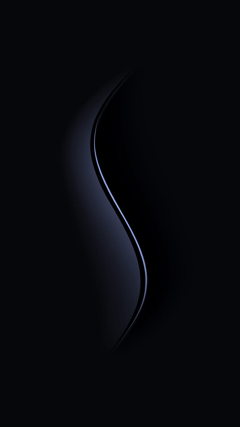 Black Wave, abstract, HD phone wallpaper