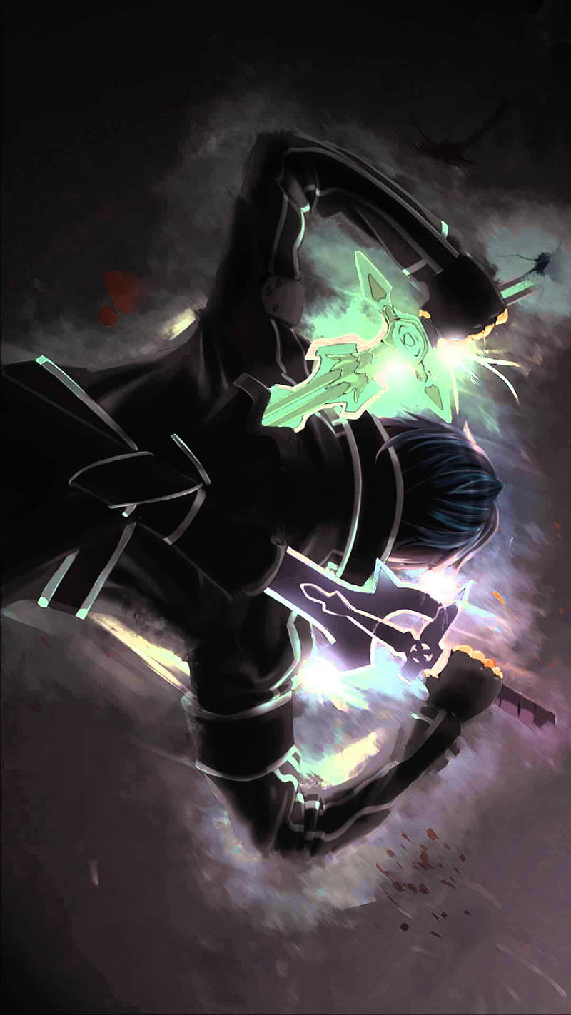 Kirito, sao, sword art online, HD phone wallpaper