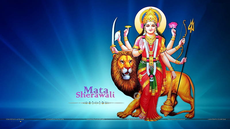 Jai Mata Di Goddess Durga, Jai Maa Durga, HD wallpaper
