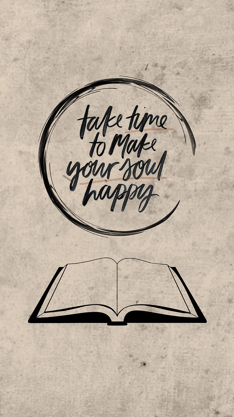 True happiness , black, book, cute, happy, islamic, quran, reading, time, typography, HD phone wallpaper