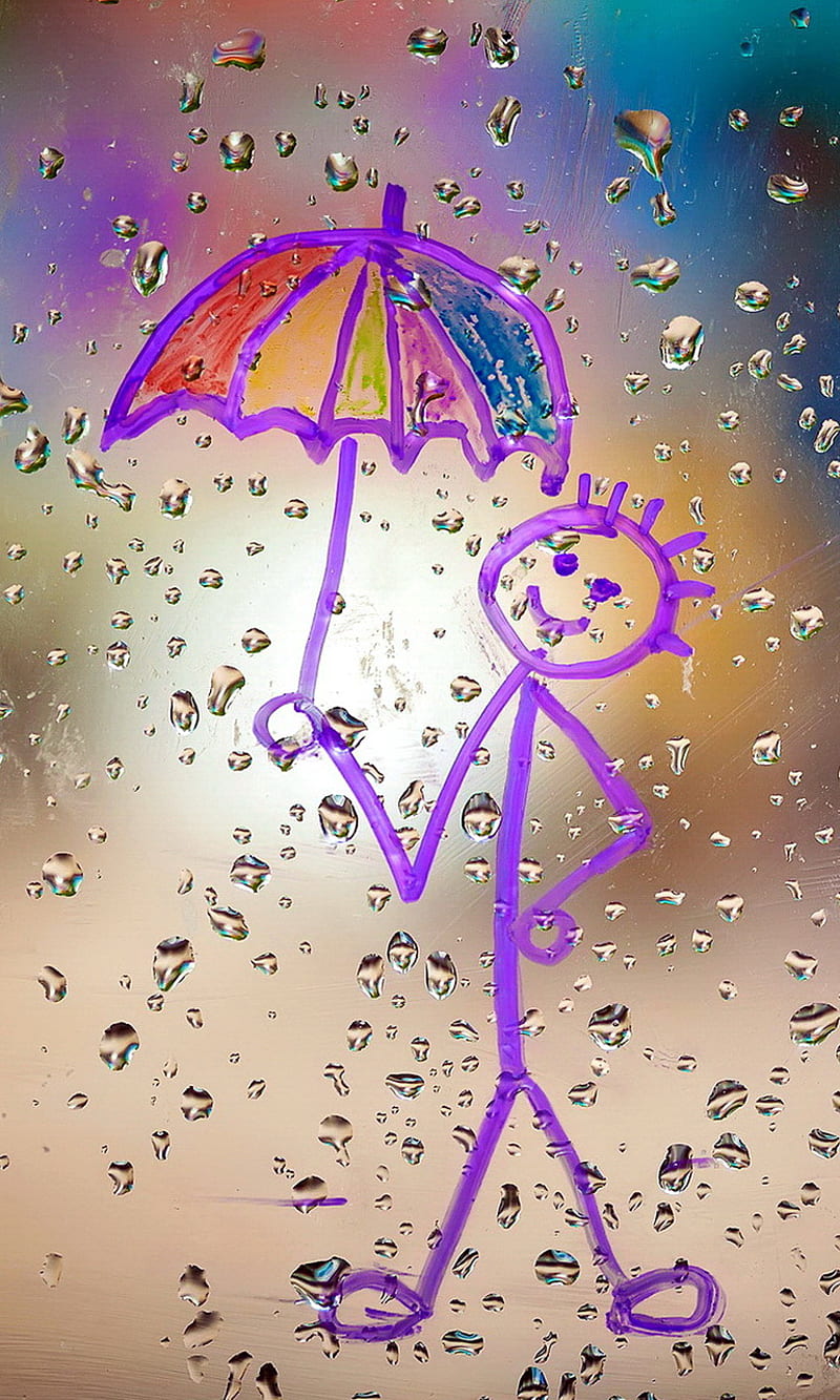 Cheerful Rain, HD phone wallpaper