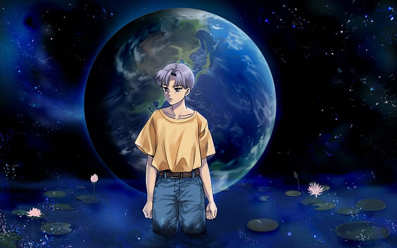 Rin Kobayashi, Stars, Anime, Standing in Water, Anime Boy, Rin, Please Save  My Earth, HD wallpaper | Peakpx