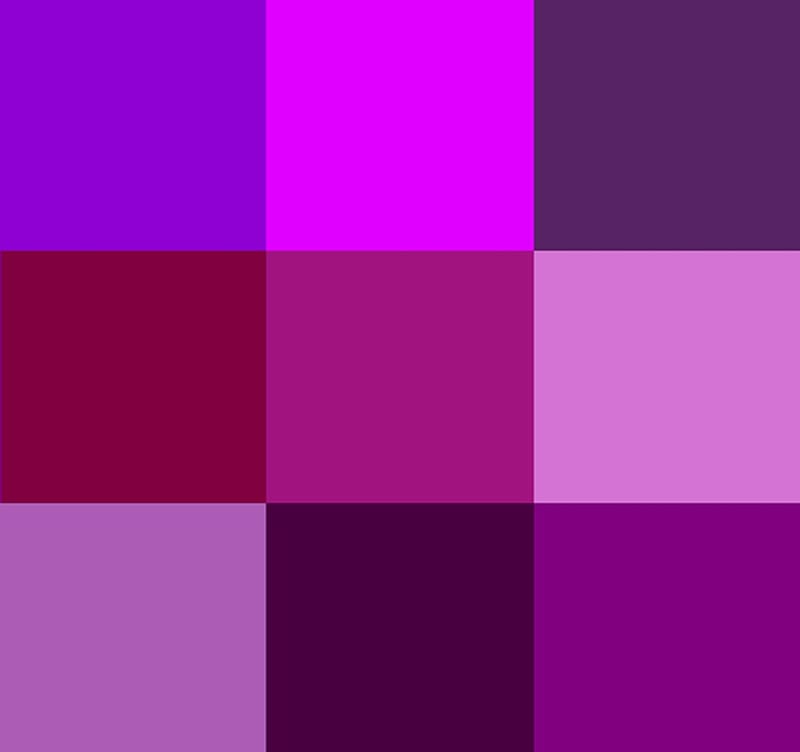 Purples, Colors, Tones, Purpuras, Variations, HD wallpaper