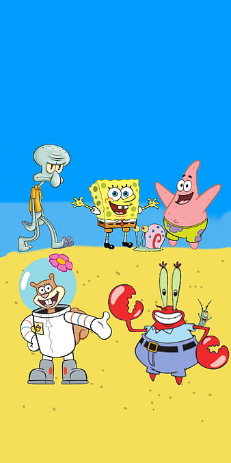 Download Characters Collage Aesthetic Spongebob Desktop Wallpaper   Wallpaperscom